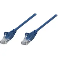 Intellinet Premium Netzwerkkabel, Cat6a, S/FTP, 100% Kupfer, Cat6a-, LS0H, RJ45-Stecker/RJ45-Stecker, 20,0 m, blau, 20 m, Cat6a, S/FTP (S-STP), RJ-45, RJ-45, Blau