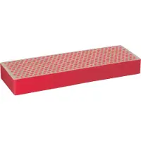 Müller Diamantabziehstein L150xB50xHmm Diamanat fein rot im Holzkasten