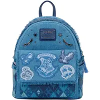 Loungefly Warner Bros. von Mini-Rucksack aus Denim – Harry Potter