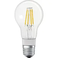 Ledvance Osram SMART+ Filament Classic Dimmable, Intelligente Glühbirne, Transparent, Bluetooth, LED, E27, Warmweiß