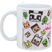 VProDeti Keramikbecher 325ml Minecraft rosa