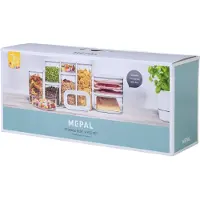 Mepal Geschenk-Set Vorratsdose Modula 9-teilig - weiß - Geschenke für frauen und männer
