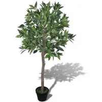 Furnicato Künstlicher Lorbeerbaum mit Topf 120 cm