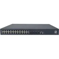 LevelOne Switch 24xGE GTP-2871DP 4x10GSFP+19",24xPorts 400W