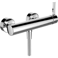 Laufen Kartell Aufputz-Einhebel-Duschenmischer, ein Verbraucher, mit Zubehör, chrom, H3313370041411