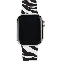IDEAL OF SWEDEN Watch Band Entry für Apple Watch | 38/40/41/42 mm - Größe S/M - Iconic Zebra