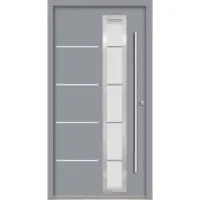 Splendoor Haustür »SPLIT Prime«, Aluminium, in verkehrsgrau