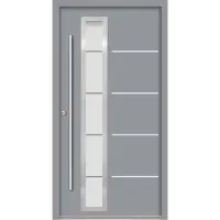 Splendoor Haustür »SPLIT Prime«, Aluminium, in verkehrsgrau