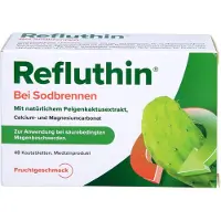 Dr. Willmar Schwabe GmbH & Co. KG Refluthin Kautabletten bei Sodbrennen Frucht, 48 St. Tabletten