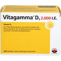 Wörwag Pharma GmbH & Co. KG Vitagamma Vitamin D3 2000 I.E. 200 St