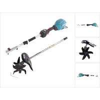 Makita UX 01 GZ Akku Multifunktionsantrieb 40 V max. XGT Brushless + Kultivator Aufsatz KR 401 MP ( 199181-6 ) - ohne Akku, ohne Ladegerät