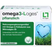 Omega3-Loges pflanzlich Kapseln 60 St