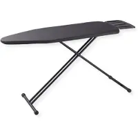 Sensahome Bügelbrett – Klappbarer Bügeltisch mit Dampfgerätehalterung – 110×33cm – Denim Black