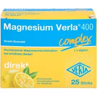 Verla-Pharm Arzneimittel GmbH & Co. KG Magnesium Verla 400 direkt Zitrone, Direkt-Granulat, 25 St. Beutel