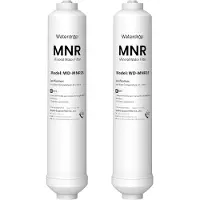 Waterdrop Remineralisation Inline-Wasserfilter, 1/4" Quick Connect Post Filter für Umkehrosmose-Filtersystem (2)