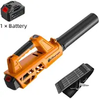 StarTech.com LB01 - Akku Laubbläser/Luftgebläse - Bürstenloser Motor - Hohe Leistung, Turbo - 1 Akku enthalten - Schwarz
