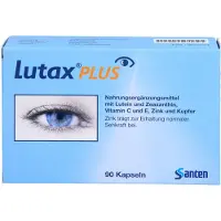 Santen GmbH Santen Lutax Plus Kapseln zur Erhaltung normaler Sehkraft, 90 St. Kapseln
