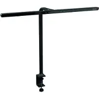 MAUL LED Monitorleuchte MAULgate colour vario sensor, 14 W, 1800 lm, 3000-6500 K, Tageslichtsensor, dreh-/neigbar, Klemmfuß, IP20, schwarz