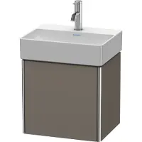 Duravit XSquare Waschtischunterbau wandhängend, eine Tür Anschlag links, 434x397x340mm, XS4060L9090