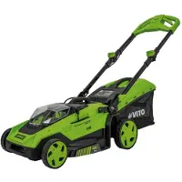Vito 40V Akku-Rasenmäher EGO LI Brushless Schnitt 40cm Behälter 40L Verkauf Ohne Batterien und Ladegerät