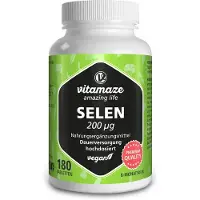 Vitamaze Selen 200 µg hochdosiert vegan Tabletten 180 St