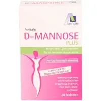 Avitale D-Mannose Plus 2000 mg Tabl.m.Vit.u.Mineralstof. 60 St Tabletten