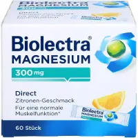 Biolectra Magnesium 300 mg Direct Zitrone Sticks 60 St Pellets