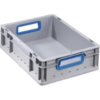 Allit Transportbehälter ProfiPlus EuroBox 412, grau/blau
