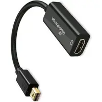 MediaRange Mini DisplayPort zu HDMI Konverter, 10 Gbps, 20cm, Schwarz