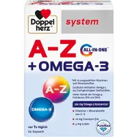 Queisser Pharma GmbH & Co. KG Doppelherz system A-Z + Omega-3 All in one Kapseln, 60 St. Kapseln