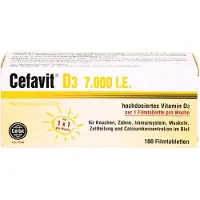 Cefak KG Cefavit D3 7,000 I.E., 100 St FTA
