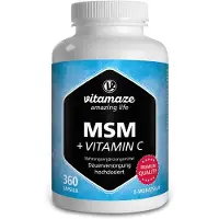 Vitamaze GmbH Vitamaze MSM + Vitamin C Kapseln, 360 St. Kapseln
