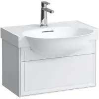 Laufen The New Classic Wastafelonderkast 57,5x31,5x67,7 cm 1 la White Glossy