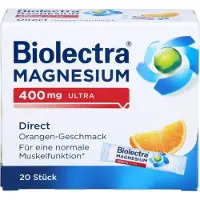 Hermes Arzneimittel GmbH Biolectra Magnesium 400 mg ultra direct Orangengeschmack, 20 St. Beutel