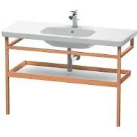 Duravit Handtuchhalter DURASTYLE 440x1140mm m Abl grap matt/nussbaum mass graphit matt/nussbaum massiv