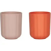 OYOY M107565, Set, Beige, Orange, Polyacticsäure (PLA), Tasse, Erfrischende Getränke, 2 Stück(e)