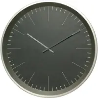 Technoline WT 7245, Wand, Analoge Uhr, Rund, Grau, Schwarz, 30 mm, 34,5 cm