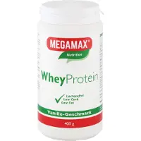 MEGAMAX Wheyprotein lactosefrei Vanille Pulver 400 g
