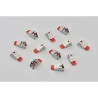 Smartkeeper NC13P1OR 12 x LAN Cable Locks 2 without Lock Key Basic Orange SLSART-0316 SLSART0316 (SL