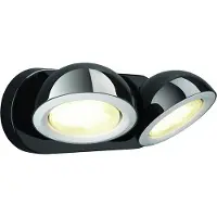 Massive Top Selection Spot 531223010, Strahler Oberflächenbeleuchtung, GX53, 2 Glühbirne(n), Fluoreszierend, 18 W, Schwarz