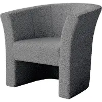 Mirjan 24 Sessel Niko Boucle, Relaxsessel, Elegant Armsessel, Fernsehsessel, Sitzmöbel (Farbe: Lambi 12)