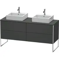 Duravit Waschtischunterschrank XSquare 160x54,8x77,8cm, 4 Ausz., steh., graph m