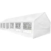 Syfax Weißes Partyzelt 12 x 6 m