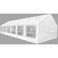 Prolenta Maison Exclusive - Weißes Partyzelt 12 x 6 m