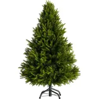 B2X 1,83 m hoher künstlicher Weihnachtsbaum mit 533 Zweigen und Ständer