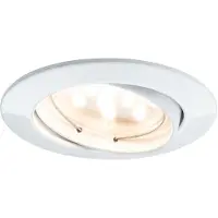 Paulmann Premium Einbauleuchten Set, transparente, runde, schwenkbare LED-Leuchten, 3x6