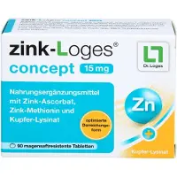 Dr. Loges + Co. GmbH Zink-loges Concept 15 mg magensaftres.Ta 90 St