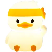 Dopwii Nachtlichter,Baby Nachttischlampe,Silikon Enten-Nachtlicht für Kinder,Duck Nachttischlampe Kinder, 7 Farben,Über USB Aufladbar,Soft-Touch-Oberfläche