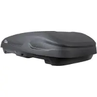 Inter Pack Dachbox Monsun S mattschwarz 400 L Autobox 75 kg beidseitig