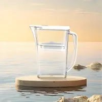 Homelody Wasserfilter Wasserfilterkanne 2,5 L mit LED-Countdown-Anzeige